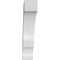 Ekena Millwork 5 1/2-in. W x 24-in. D x 28-in. H Balboa Architectural Grade PVC Knee Brace BRCP055X24X28BOA - alternate 6